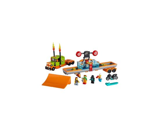Конструктор LEGO City Stunt Грузовик для шоу каскадёров 420 деталей (60294), изображение 5 Конструктор LEGO City Stunt Грузовик для шоу каскадёров 420 деталей (60294), изображение 5