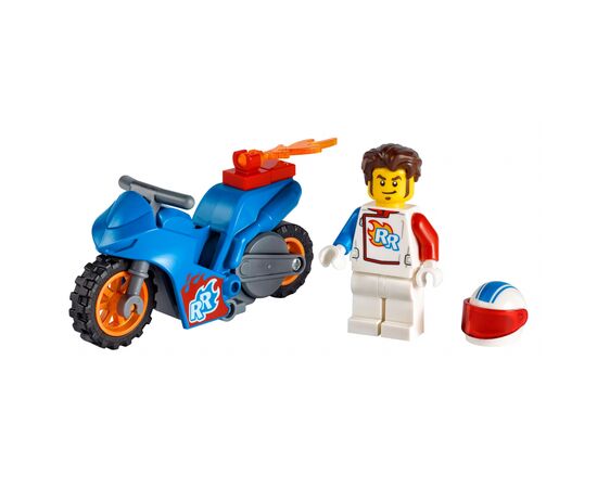 Конструктор LEGO City Stunt Реактивный трюковый мотоцикл 14 деталей (60298), изображение 2 Конструктор LEGO City Stunt Реактивный трюковый мотоцикл 14 деталей (60298), изображение 2