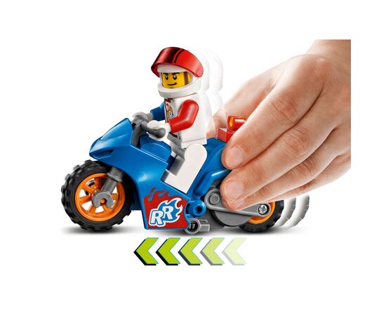 Конструктор LEGO City Stunt Реактивный трюковый мотоцикл 14 деталей (60298), изображение 4 Конструктор LEGO City Stunt Реактивный трюковый мотоцикл 14 деталей (60298), изображение 4