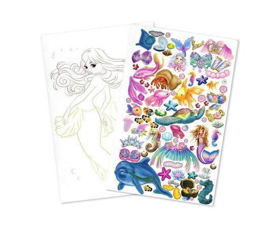 Набор для творчества Fantasy Model Альбом для раскрашивания Русалонька (6282609), изображение 3