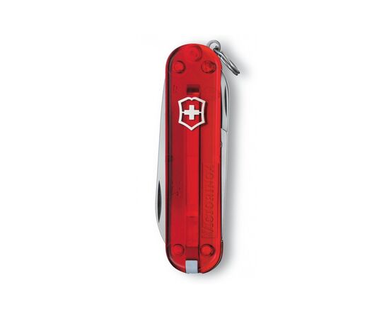 Ніж Victorinox Classic SD Transparent Red (0.6223.TB1), зображення 2 Ніж Victorinox Classic SD Transparent Red (0.6223.TB1), зображення 2
