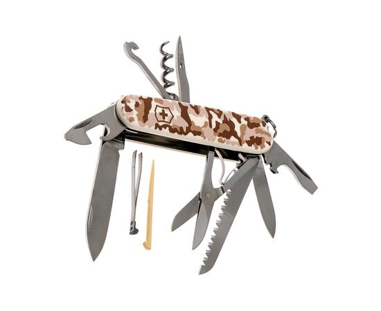 Нож Victorinox Huntsman Camo Beige Blister (1.3713.941B1), изображение 2 Нож Victorinox Huntsman Camo Beige Blister (1.3713.941B1), изображение 2
