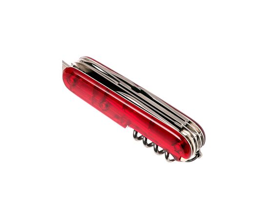 Нож Victorinox Huntsman Transparent Red Blister (1.3713.TB1), изображение 3 Нож Victorinox Huntsman Transparent Red Blister (1.3713.TB1), изображение 3