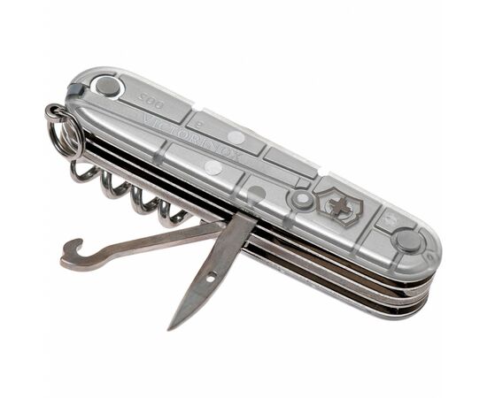Нож Victorinox Huntsman Transparent Silver Blister (1.3713.T7B1), изображение 3 Нож Victorinox Huntsman Transparent Silver Blister (1.3713.T7B1), изображение 3