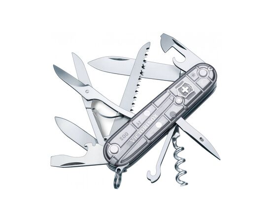 Ніж Victorinox Huntsman Transparent Silver Blister (1.3713.T7B1)