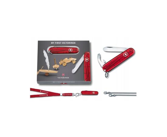 Нож Victorinox My First Transparent Red (0.2373.T), изображение 4 Нож Victorinox My First Transparent Red (0.2373.T), изображение 4