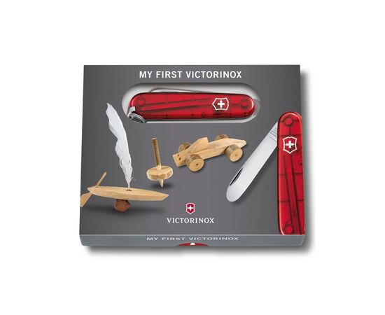 Нож Victorinox My First Transparent Red (0.2373.T), изображение 6 Нож Victorinox My First Transparent Red (0.2373.T), изображение 6