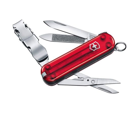 Ніж Victorinox NailClip 580 Transparent Red (0.6463.T)