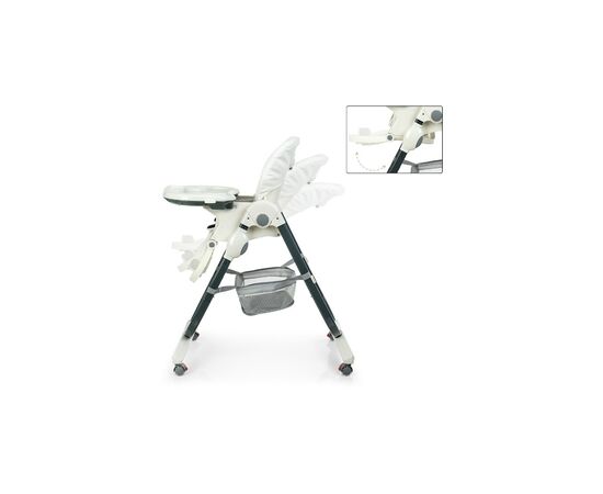 Стульчик для кормления El Camino Dolce M 3236 snow white (M 3236 snow white), изображение 3 Стульчик для кормления El Camino Dolce M 3236 snow white (M 3236 snow white), изображение 3