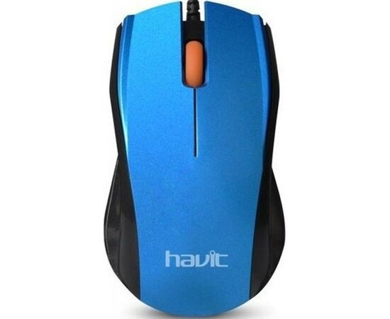 Мышка Havit HV-MS689 USB Blue (23367), изображение 2 Мышка Havit HV-MS689 USB Blue (23367), изображение 2