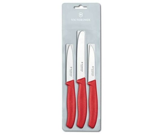 Набір ножів Victorinox SwissClassic из 3 предметов Красный (6.7111.3)
