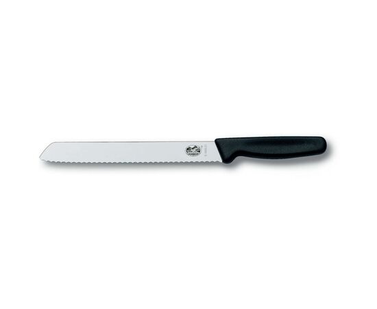 Кухонный нож Victorinox Standart для хлеба 21 см, в блистере, черный (5.1633.21B)