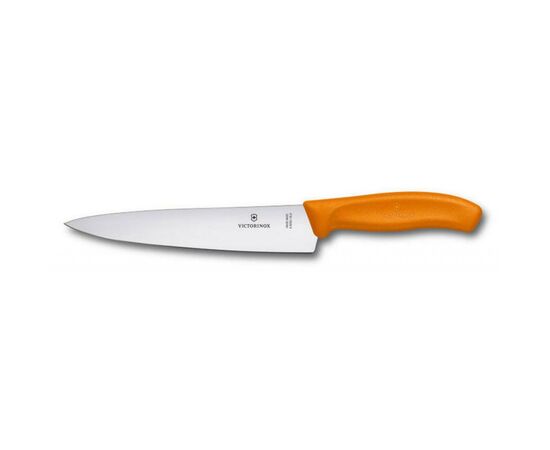 Кухонный нож Victorinox SwissClassic поварской 19 см, оранжевый (6.8006.19L9B)