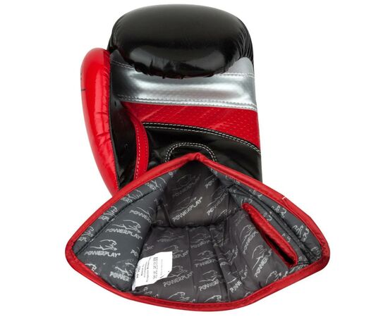 Боксерські рукавички PowerPlay 3007 16oz Black (PP_3007_16oz_Black), зображення 5 Боксерські рукавички PowerPlay 3007 16oz Black (PP_3007_16oz_Black), зображення 5