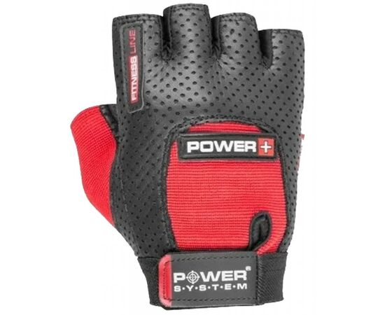 Перчатки для фитнеса Power System Power Plus PS-2500 Black/Red L (PS-2500_L_Black-red), изображение 3 Перчатки для фитнеса Power System Power Plus PS-2500 Black/Red L (PS-2500_L_Black-red), изображение 3