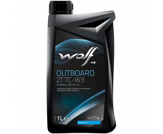 Моторное масло Wolf Outboard 2T (TC-W3) 1л (8302008)