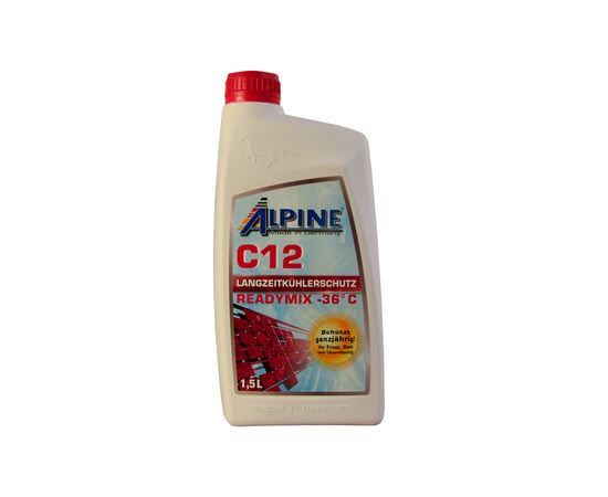 Антифриз Alpine C12 Langzeitkuhlerfrostschutz ready-mix -36C чер, 1,5л (1,7к (RM 1185-15)