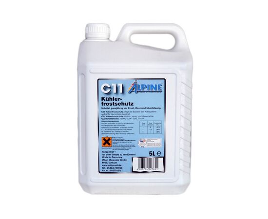Антифриз Alpine концентрат C11 Кuhlerfrostschutz син. 5л (1145B-5)