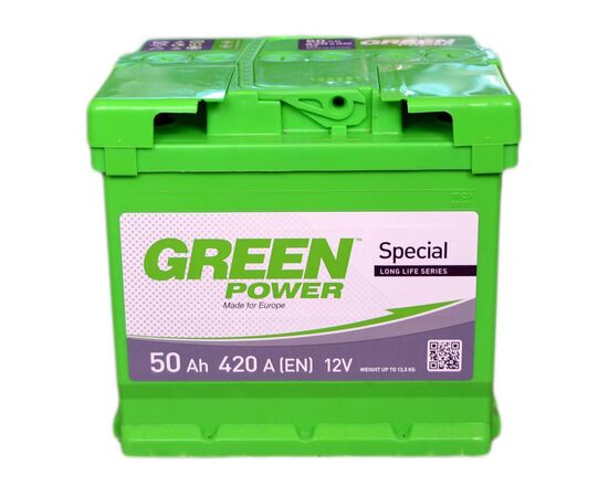 Акумулятор автомобільний GREEN POWER 50Аh (000022354)