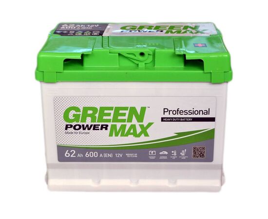 Акумулятор автомобільний GREEN POWER MAX 62Аh (000022373)