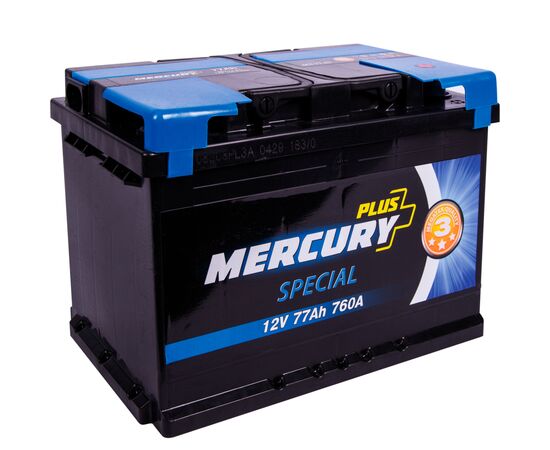 Акумулятор автомобільний MERCURY battery SPECIAL Plus 77Ah (P47291)