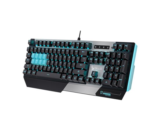 Клавіатура A4Tech Bloody B865 LK Blue Gun Grey, зображення 4 Клавіатура A4Tech Bloody B865 LK Blue Gun Grey, зображення 4