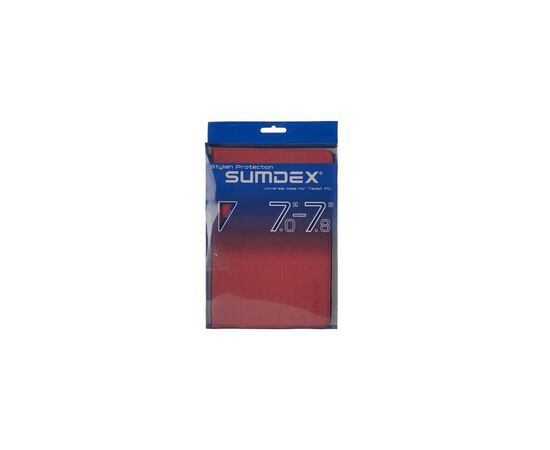 Чохол до планшета Sumdex TCH-704RD 7.0-7.8" (TCH-704RD), зображення 3 Чохол до планшета Sumdex TCH-704RD 7.0-7.8" (TCH-704RD), зображення 3