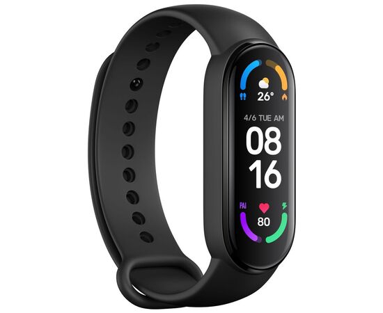 Фитнес браслет Xiaomi Mi Smart Band 6 NFC Black, изображение 2 Фитнес браслет Xiaomi Mi Smart Band 6 NFC Black, изображение 2