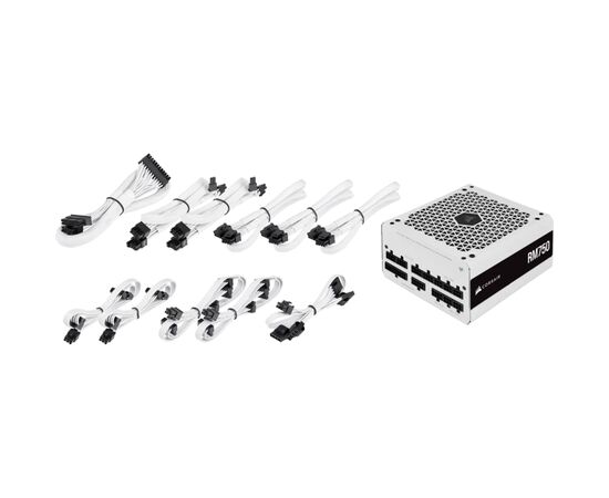 Блок питания Corsair 750W RM750 White (CP-9020231-EU), изображение 9 Блок питания Corsair 750W RM750 White (CP-9020231-EU), изображение 9