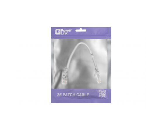 Патч-корд 2E 0.2м, Cat.5e UTP, RJ45, 26AWG ,7/0.16 Cu, PVC, Grey (2E-PC5ECOP-020GRY), зображення 3 Патч-корд 2E 0.2м, Cat.5e UTP, RJ45, 26AWG ,7/0.16 Cu, PVC, Grey (2E-PC5ECOP-020GRY), зображення 3