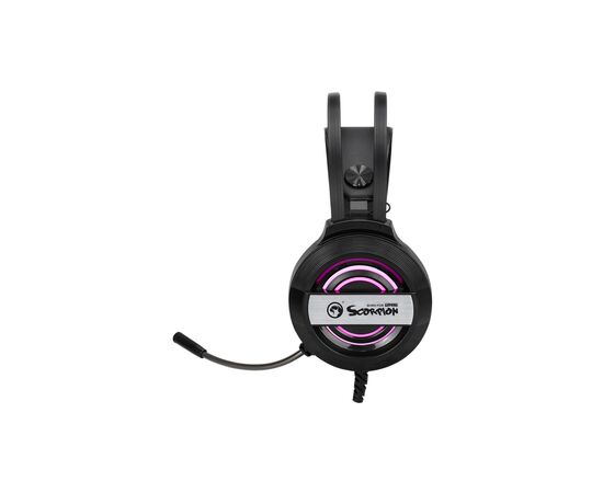 Наушники Marvo HG8902 Multi-LED Black (HG8902), изображение 3 Наушники Marvo HG8902 Multi-LED Black (HG8902), изображение 3
