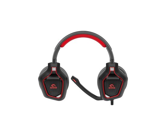 Наушники Marvo HG8960 Pro Red-LED Black/Red (HG8960), изображение 2 Наушники Marvo HG8960 Pro Red-LED Black/Red (HG8960), изображение 2