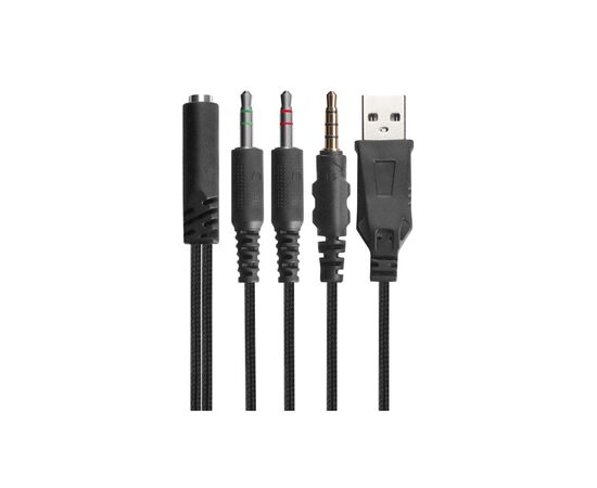 Наушники Marvo HG8960 Pro Red-LED Black/Red (HG8960), изображение 4 Наушники Marvo HG8960 Pro Red-LED Black/Red (HG8960), изображение 4