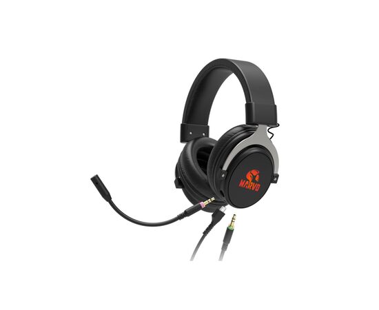 Наушники Marvo HG9052 Red-LED 7.1 Black (HG9052), изображение 2 Наушники Marvo HG9052 Red-LED 7.1 Black (HG9052), изображение 2