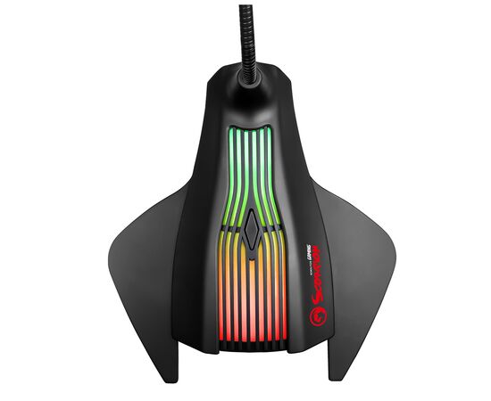 Микрофон Marvo MIC-01 Multi-LED USB Black (MIC-01), изображение 3 Микрофон Marvo MIC-01 Multi-LED USB Black (MIC-01), изображение 3