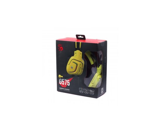 Наушники A4Tech Bloody G575 Punk Yellow, изображение 5 Наушники A4Tech Bloody G575 Punk Yellow, изображение 5