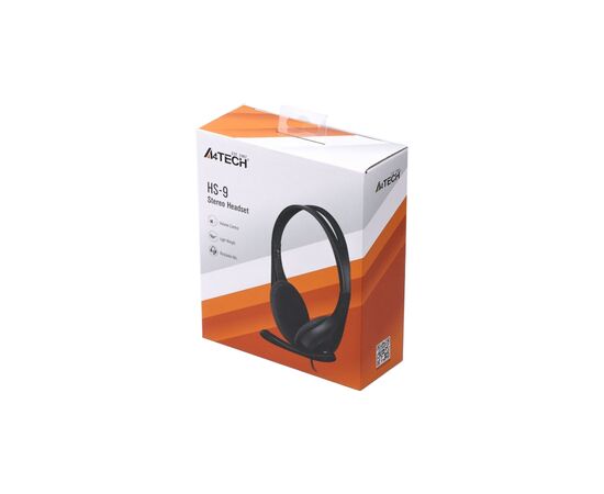 Навушники A4Tech HS-9 Black, зображення 4 Навушники A4Tech HS-9 Black, зображення 4