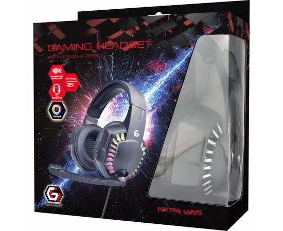 Наушники Gembird GHS-06 Black (GHS-06), изображение 5 Наушники Gembird GHS-06 Black (GHS-06), изображение 5