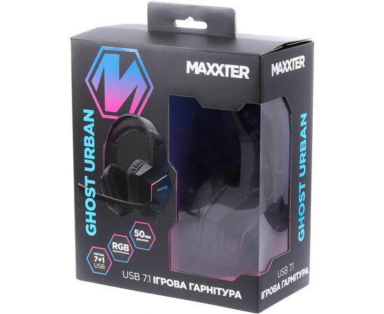 Наушники Maxxter Ghost Urban Black, изображение 6