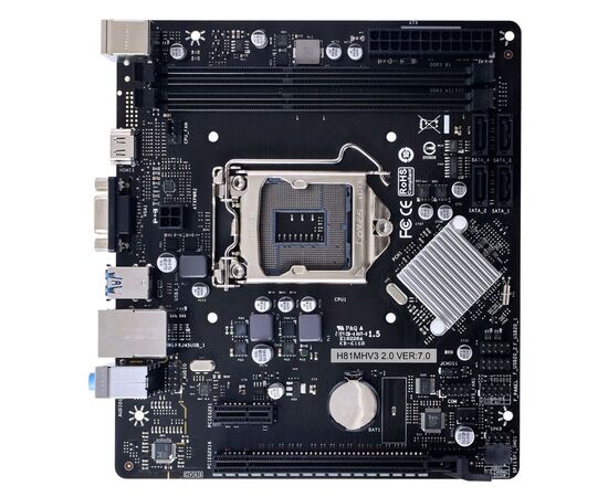 Материнская плата Biostar H81MHV3 2.0, изображение 2 Материнская плата Biostar H81MHV3 2.0, изображение 2