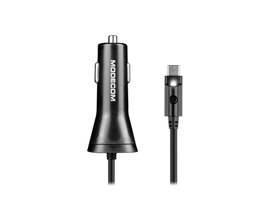 Зарядний пристрій Modecom 1 USB 3A QC3.0 + cable Type-C, Modecom Royal KULC-02 (ZT-MC-KULC-02)