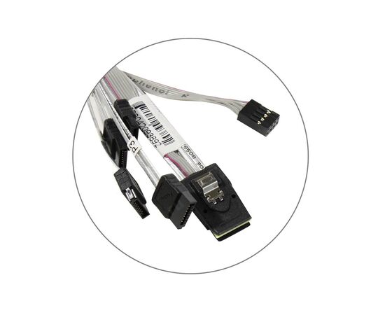 Кабель для передачи данных MiniSAS SFF-8087 to 4xSATA 76/66/54/45 cm Supermicro (CBL-0343L-01), изображение 2 Кабель для передачи данных MiniSAS SFF-8087 to 4xSATA 76/66/54/45 cm Supermicro (CBL-0343L-01), изображение 2