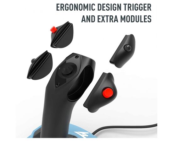 Джойстик ThrustMaster TCA Sidestick Airbus Edition (2960844), изображение 2 Джойстик ThrustMaster TCA Sidestick Airbus Edition (2960844), изображение 2
