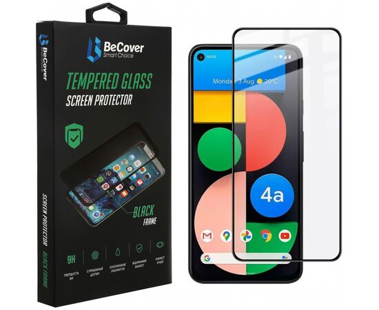 Скло захисне BeCover Google Pixel 4A 5G Black (706782)