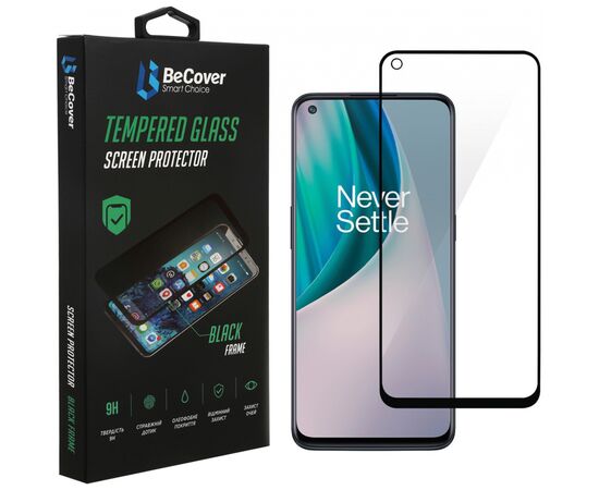 Скло захисне BeCover OnePlus Nord N10 5G Black (706778)
