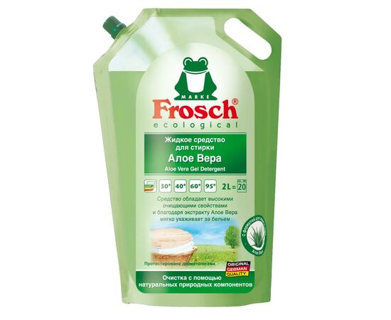Гель для стирки Frosch Алоэ Вера 2 л (4001499122354)