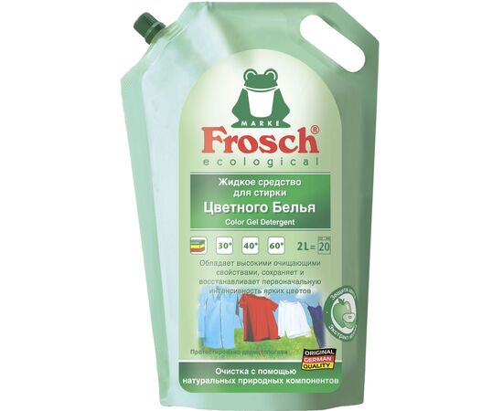 Гель для стирки Frosch для цветных тканей 2 л (4001499013416)