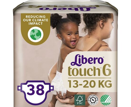 Подгузник Libero Touch 6 13-20 кг 38 шт (7322541071039)