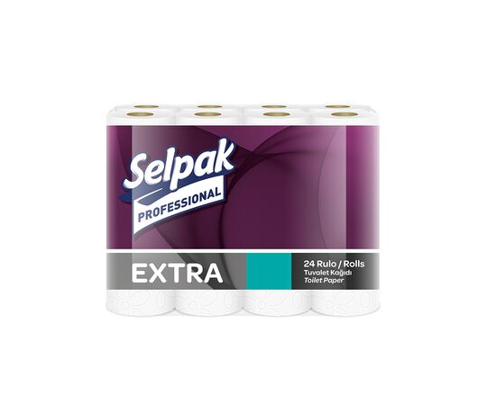 Туалетная бумага Selpak Professional Extra двухслойная 22.3 м 24 рулона (8690530783621)