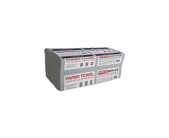 Паперові рушники PRO service Optimum сірі V-складання 160 аркушів (4823071634419)